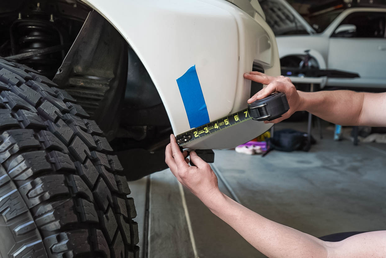 Fender Liner Push & Trimming Mod on 2nd Gen Toyota