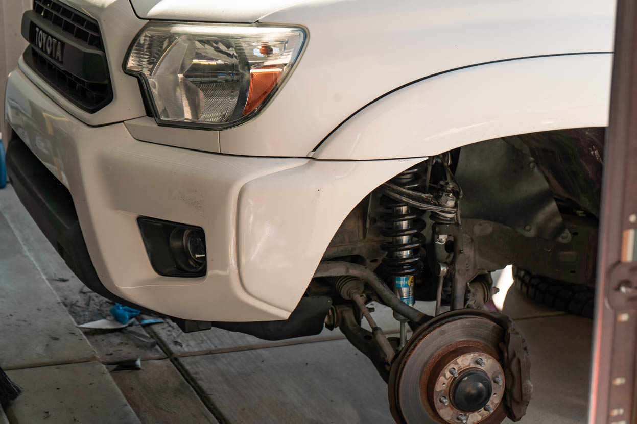 Fender Liner Push & Trimming Mod on 2nd Gen Toyota