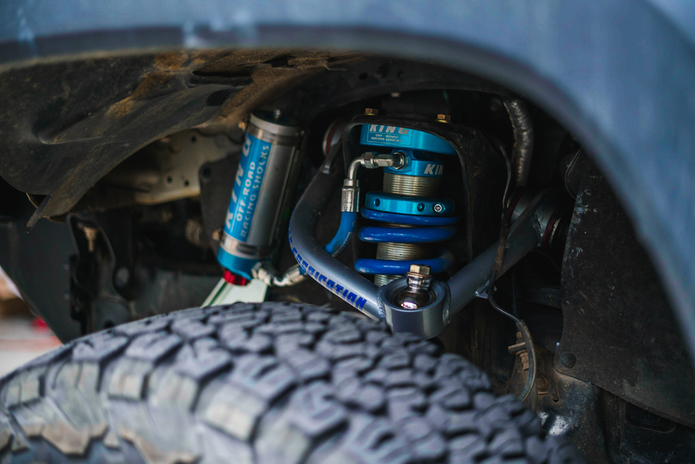 Total Chaos Uniball Upper Control Arm (UCA) & King Coilover with Adjustable Remote Reservior - 3rd Gen Tacoma