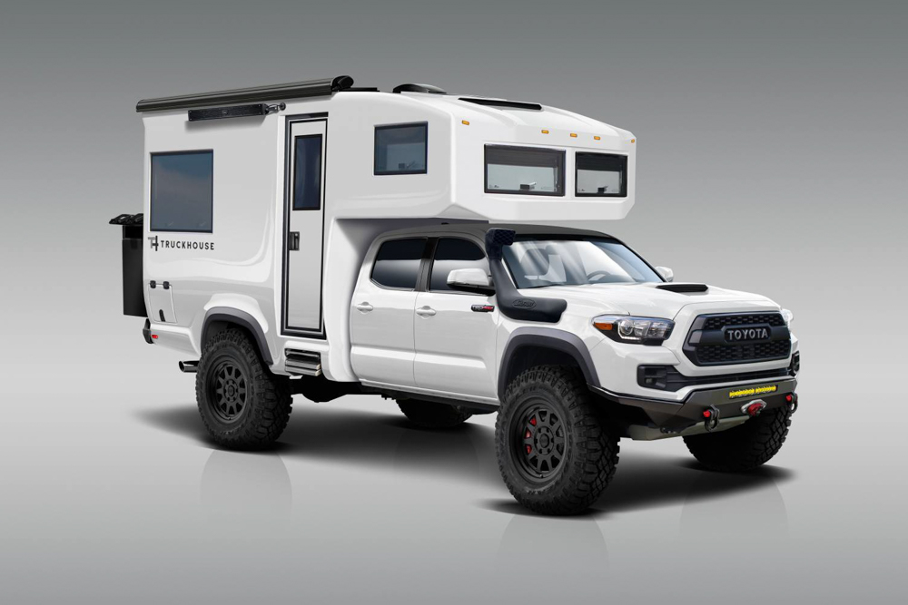 TruckHouse BCT Super White TRD Pro 3rd Gen Toyota Camper