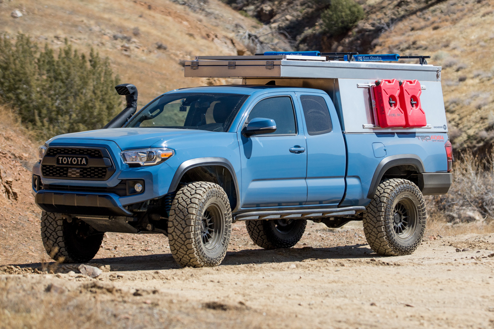 Off road outlet truck bed camper