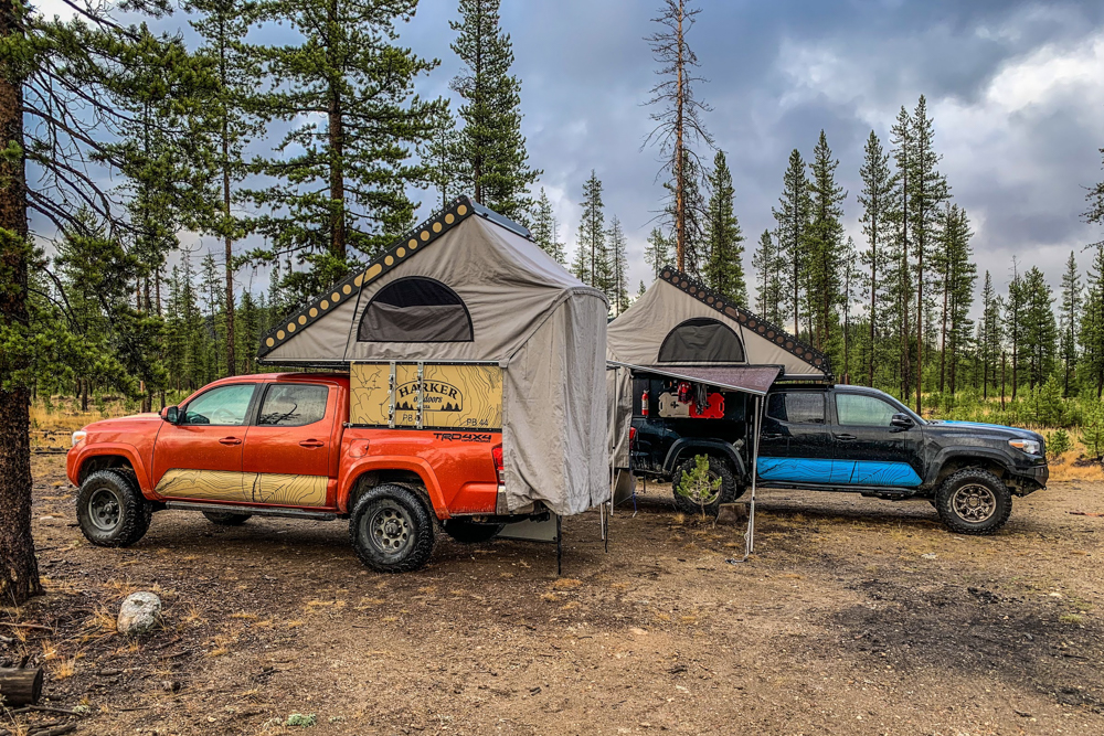 3rd Gen Tacoma with Wedge Campers from Harker Outdoors