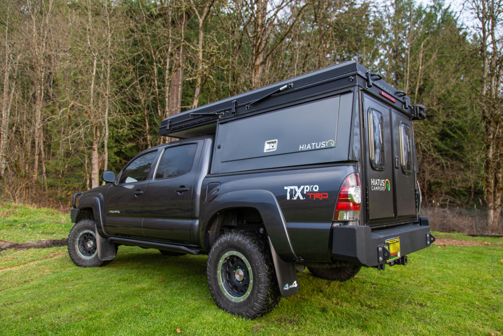 Lifted 2nd Gen Tacoma with Hiatus Camper