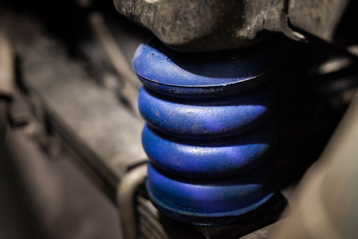 Blue 1400lb SuperSprings SumoSprings Rear Bump Stops for 3rd Gen Tacoma