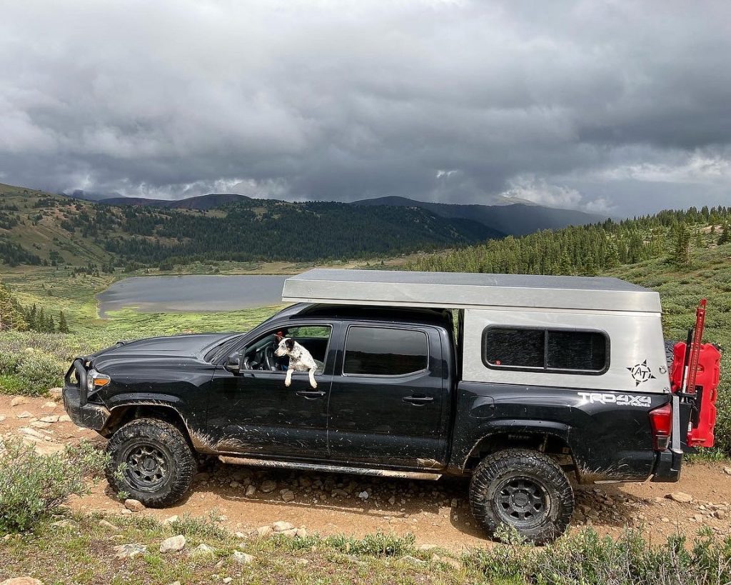 3rd Gen Tacoma with ARB Front Bumper & AT Overland Summit Truck Camper