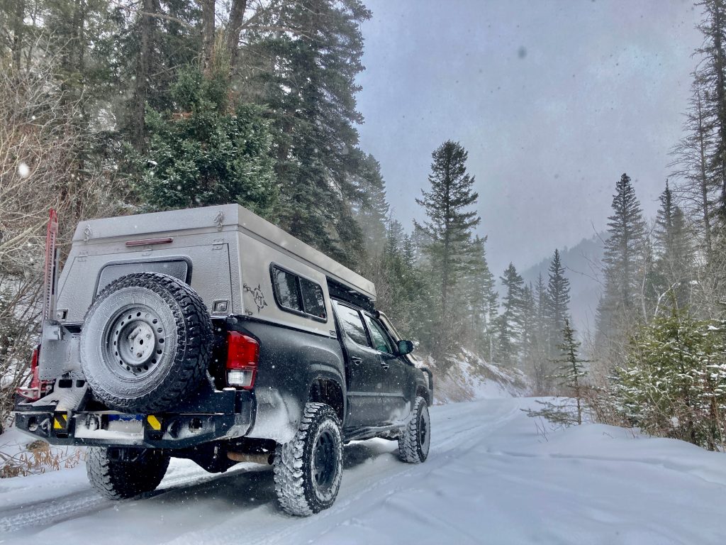 3rd Gen Tacoma with Pop Up Wedge Camper from AT Overland