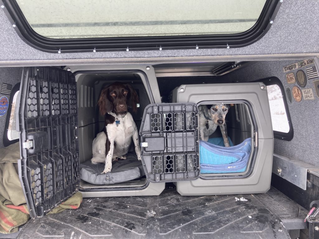 AT Overland Summit Truck Camper with Dog Kennels Inside