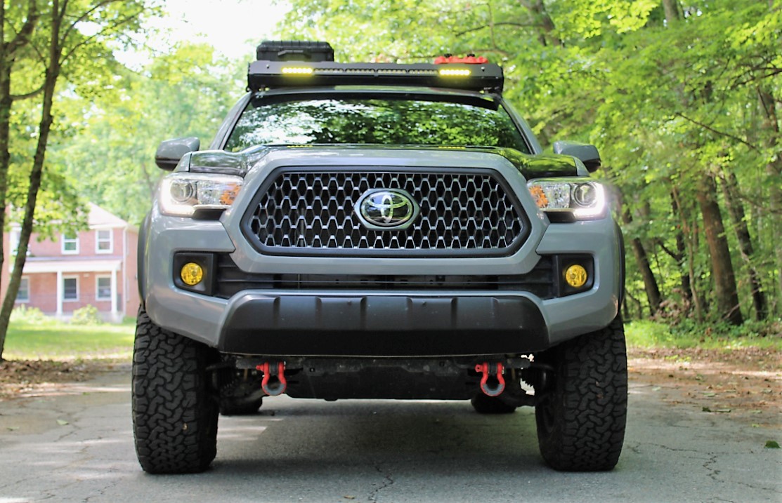 Cement 3rd Gen Toyota Tacoma with BFG AT T/A KO2 Tires