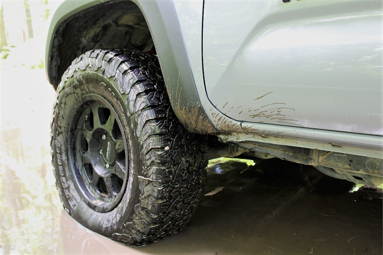 BFG AT T/A KO2 Tires Mounted on Method Race Wheels on 3rd Gen Tacoma