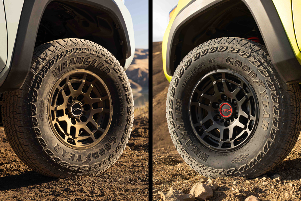 All New 2022 Toyota Tacoma TRD Pro & Trail Edition - Bronze & Black TRD Off-Road/Pro Wheels