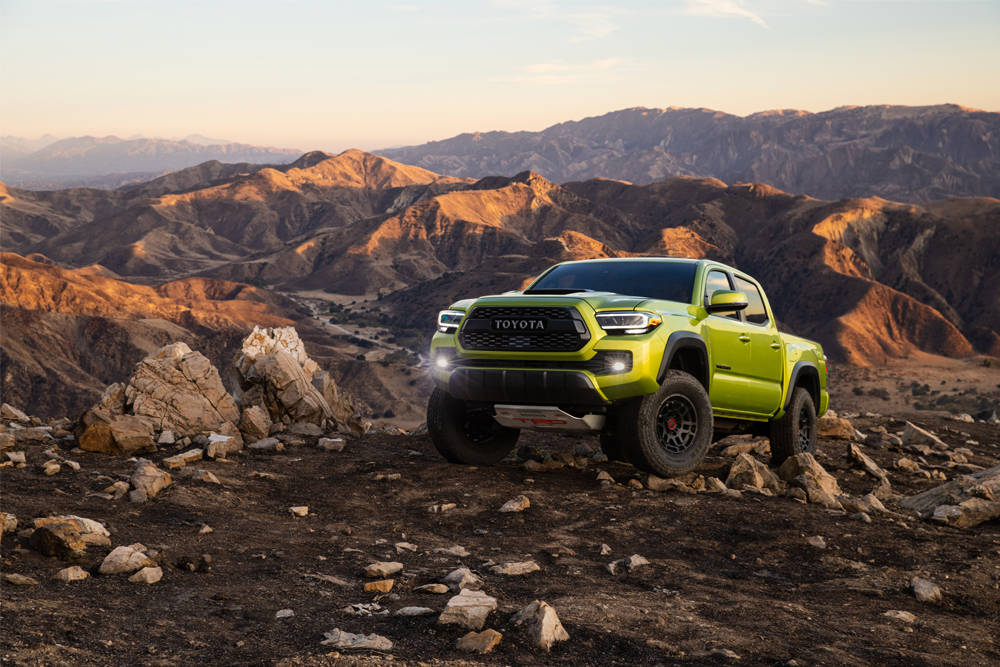 Introducing the All New 2022 Toyota Tacoma TRD Pro (Electric Lime Metallic) and Trail Edition