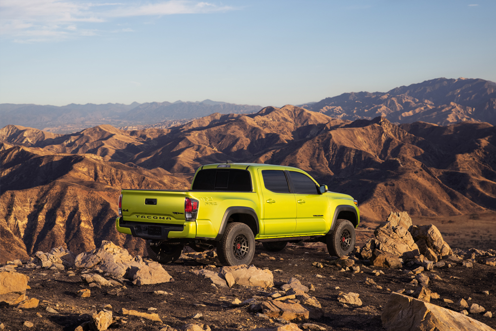 2022 3rd Gen Toyota Tacoma Electric Lime Metallic TRD Pro