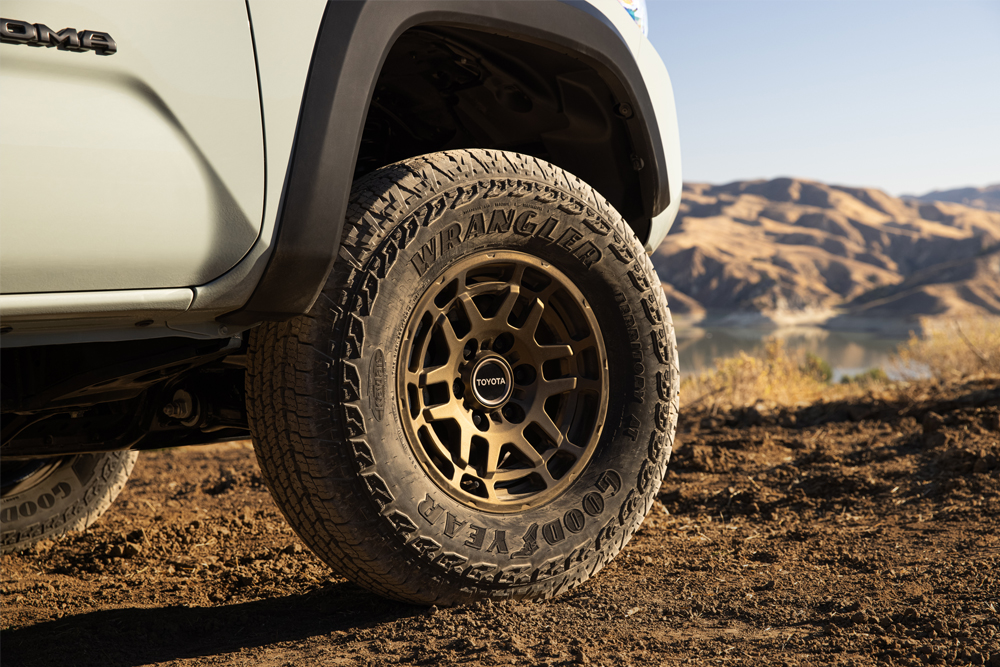 Trail Edition's TRD Pro-Inspired Off-Road Wheels on Lunar Rock 3rd Gen Tacoma