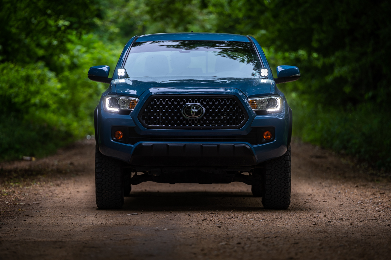 Cavalry Blue 3rd Gen Toyota Tacoma with Lasfit 3" LED Pods