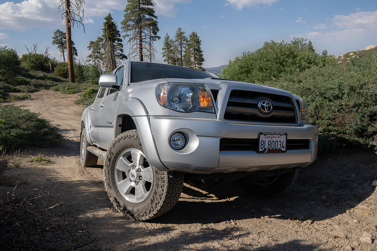 Silver Streak Mica 2nd Gen Tacoma with Falken Wildpeak AT3W Tires