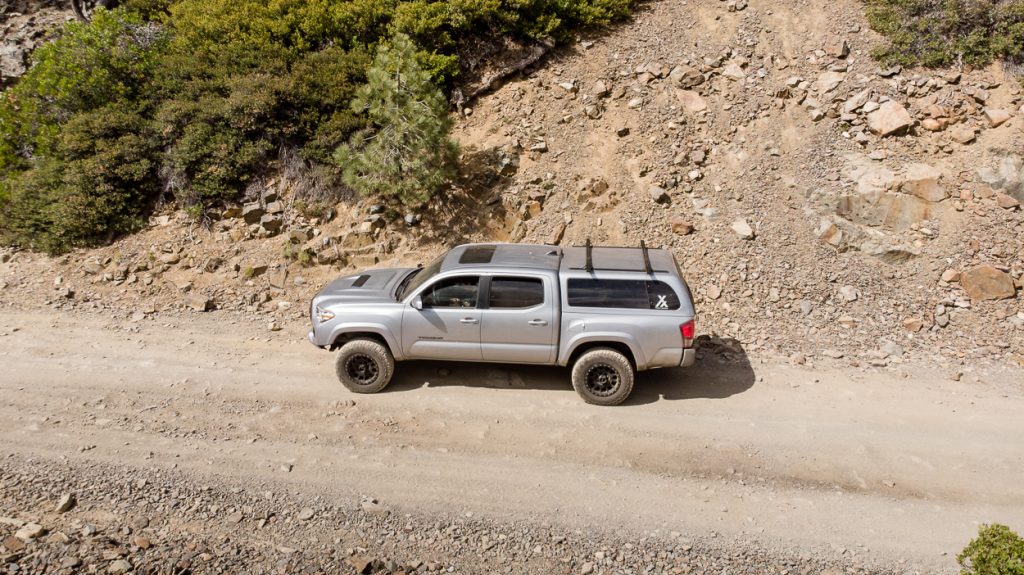 DIY camper shell rack 