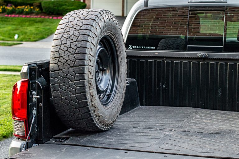 The Shoe Rack Truck Bed Spare Tire Mount for 2nd & 3rd Gen