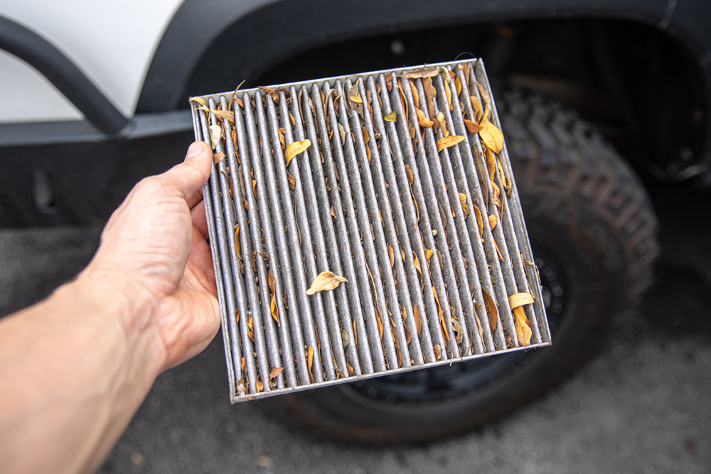 Dirty/Used Cabin Air Filter - 3rd Gen Toyota Tacoma