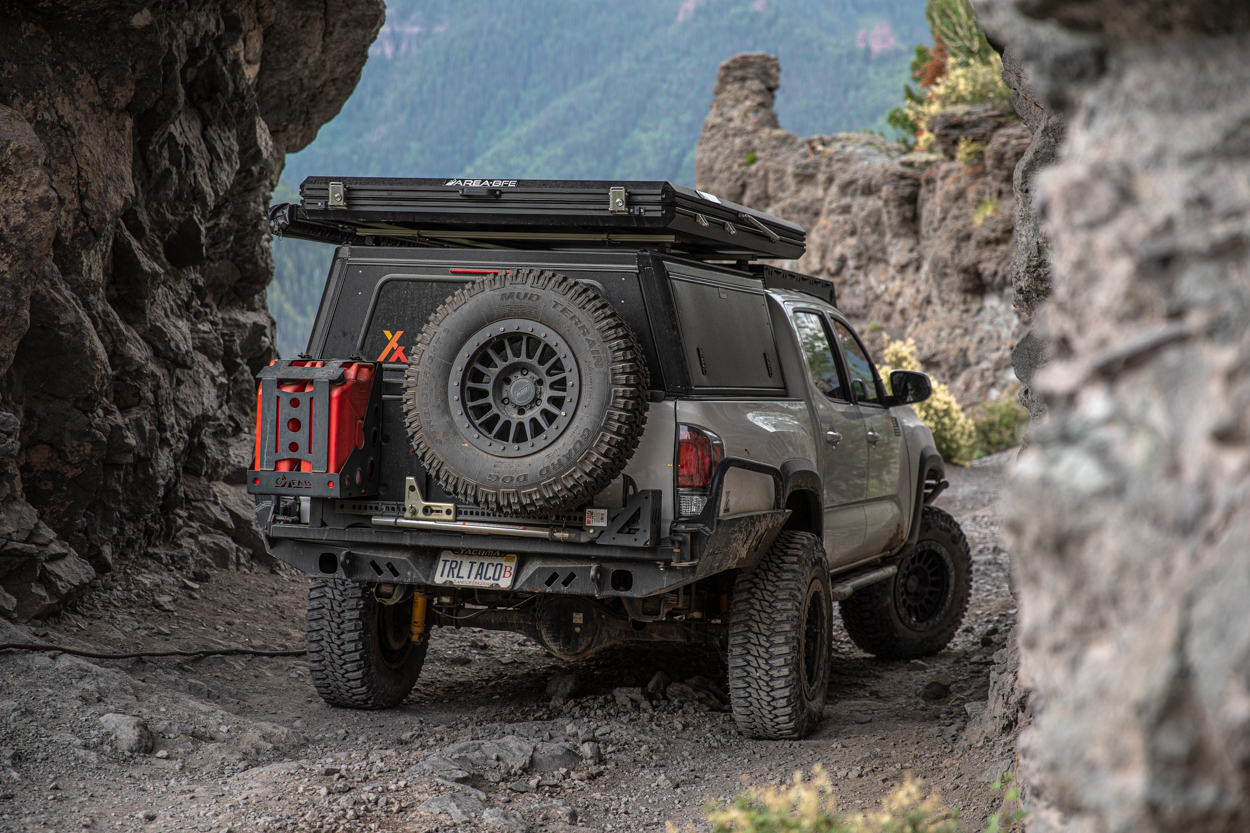 Lifted Tacoma With TreadWright Tires On Imogene Pass In Colorado