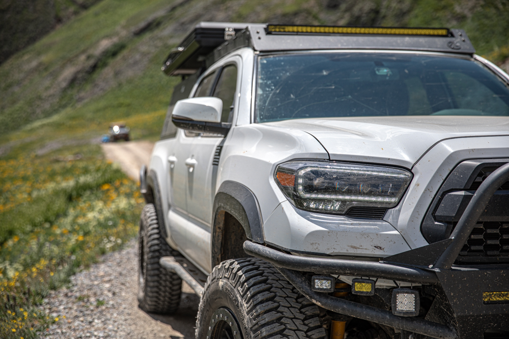 3rd Gen Tacoma with High-Quality Aftermarket Complete Headlight Housing Replacement from AlphaRex