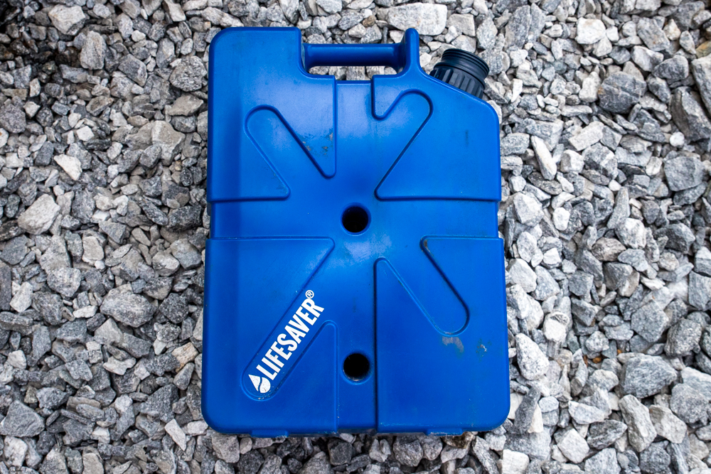 Blue LifeSaver 20,000UF Water Filtering Capacity Jerrycan for the Outdoors