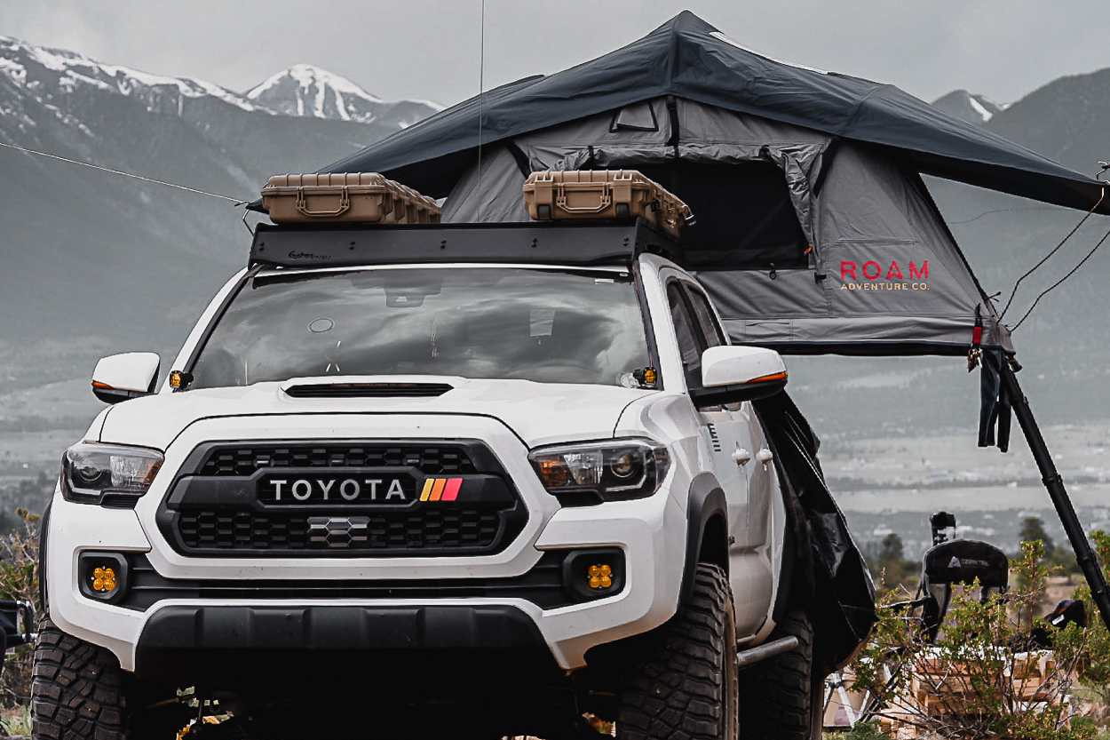 Tacoma roof outlet tent