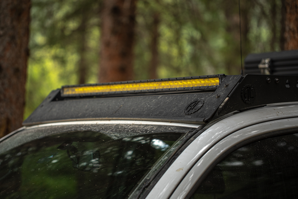 off road roof rack with lights