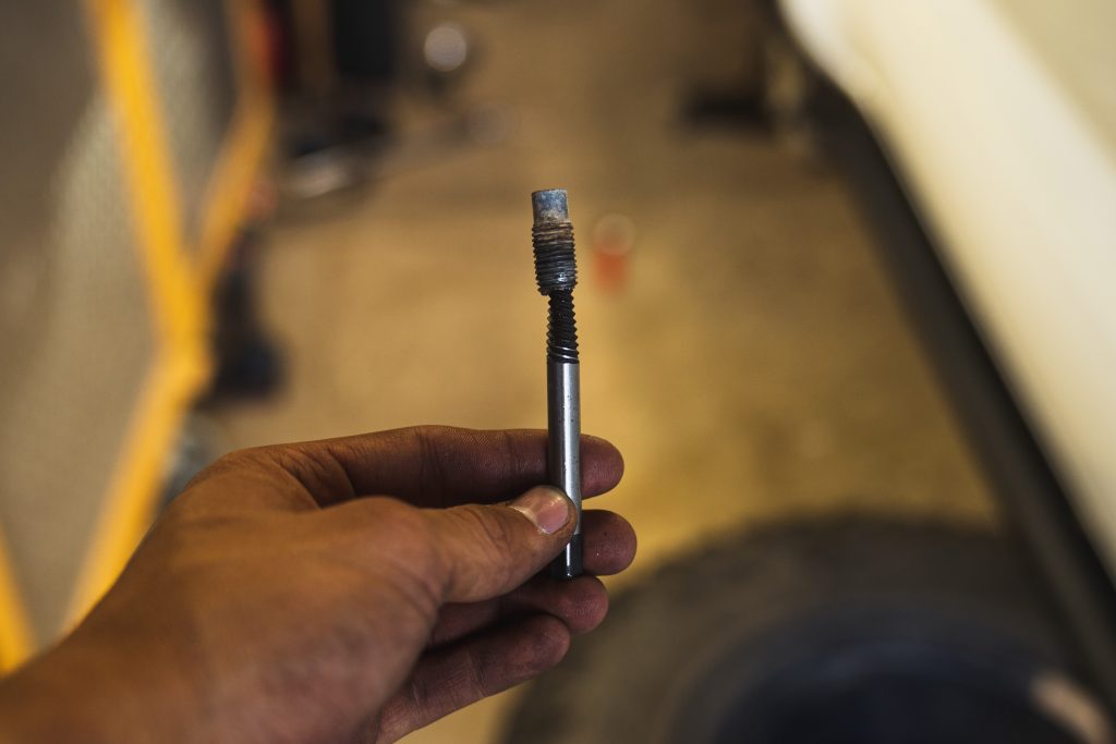 Using A Broken/Stripped Bolt Extractor Tool To Remove Toyota Tacoma Bolt