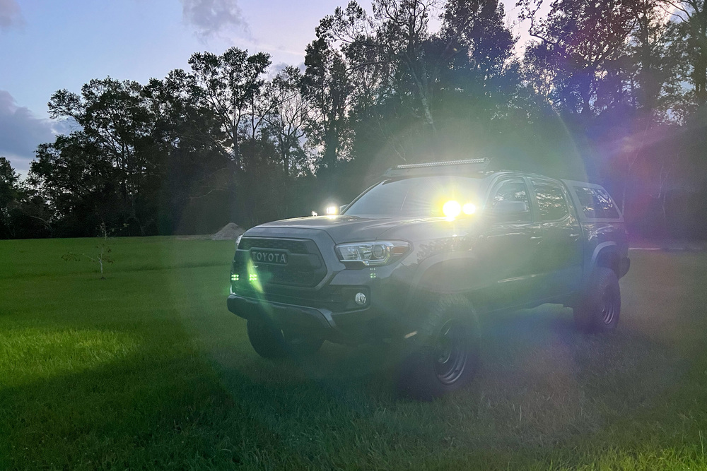 3rd Gen Toyota Tacoma with LED Ditch Lights