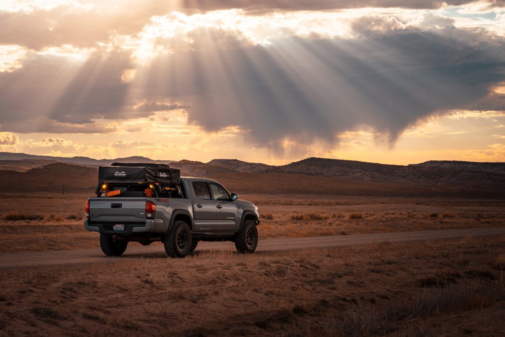 Lifted 3rd Gen Tacoma Overland Build with Bed Rack & RTT