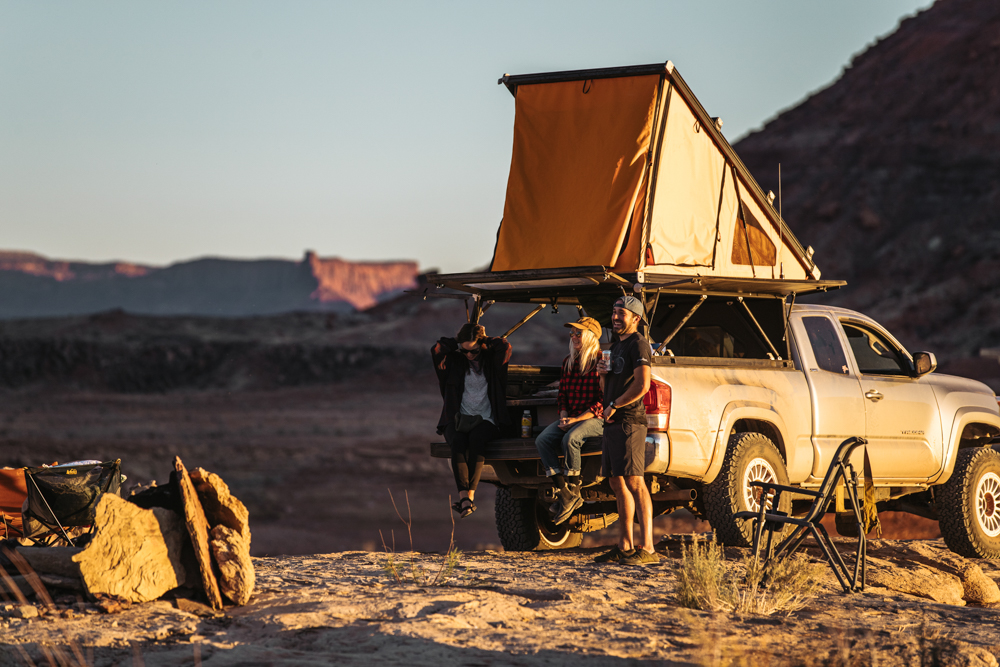 Camping in a 3rd Gen Toyota Tacoma with a GFC V2 Truck Bed Camper