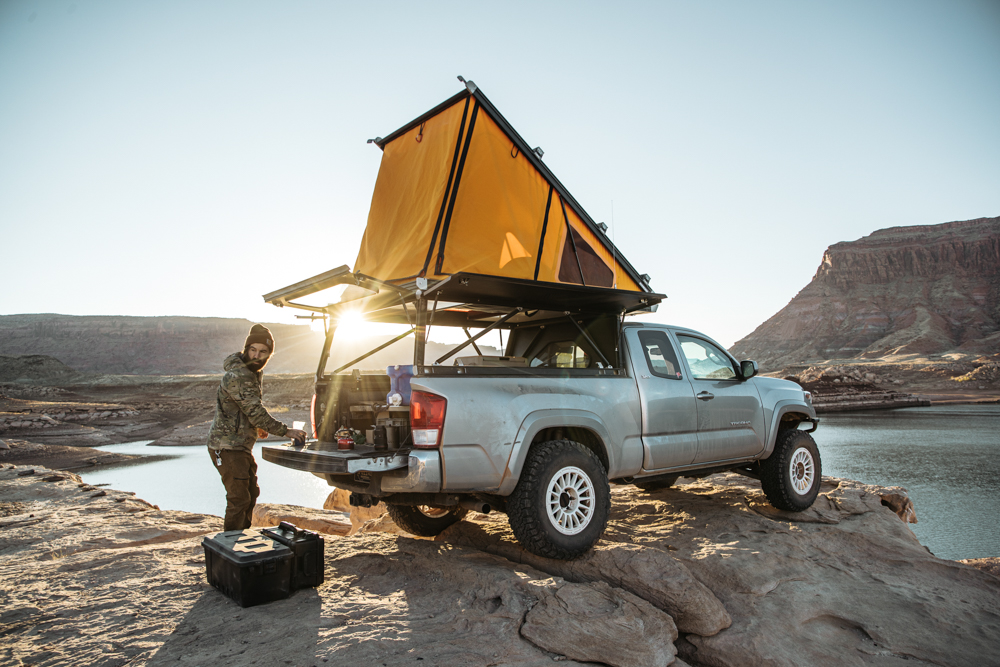 Lifted 3rd Gen Toyota Tacoma with V2 Go Fast Camper (GFC)