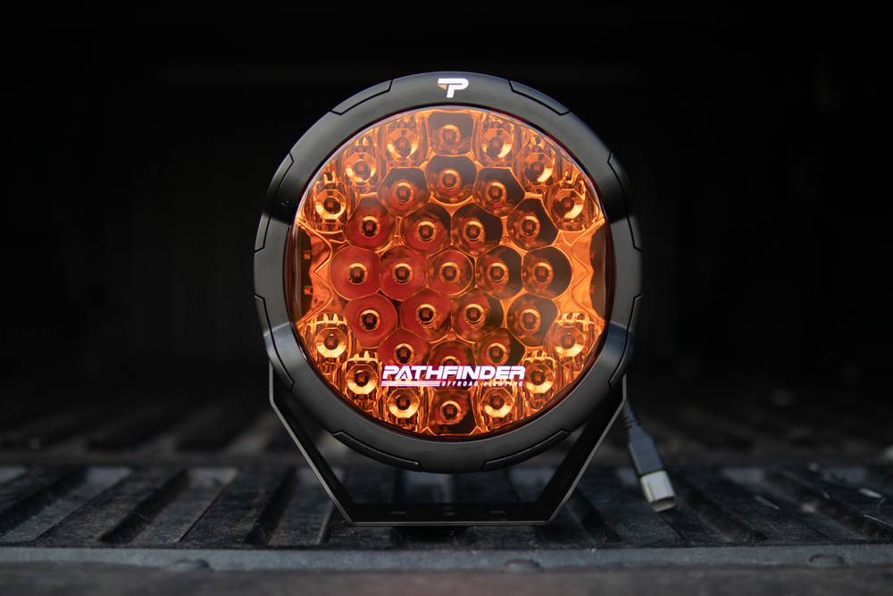 Pathfinder Lighting 9" True Amber PROWLR Series Driving Lights