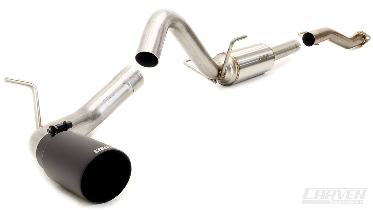 Carven 4" Cat-Back Aftermarket Exhaust System for 3rd Gen (2016+) Toyota Tacoma