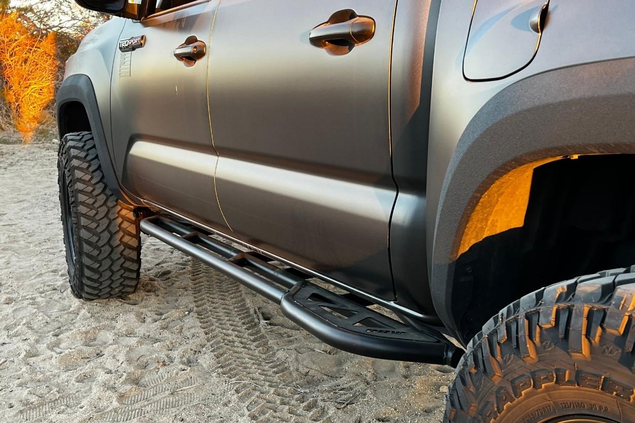 Relations Race Wheels Bolt-On Rock Sliders for 3rd Gen Toyota Tacoma