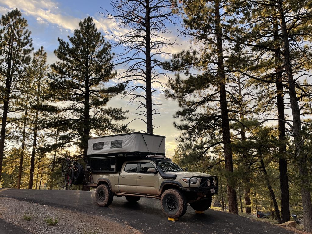 Quicksand Long Bed 3rd Gen Tacoma with Four Wheel Campers Fleet Model