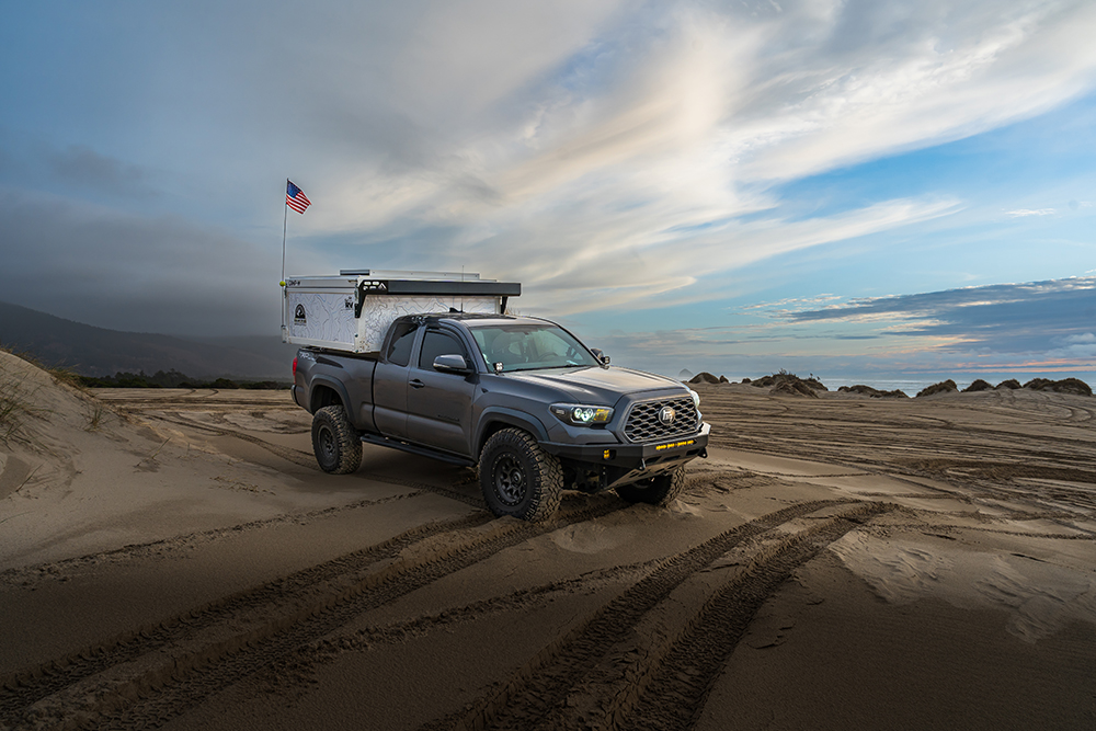 Lite Industries Camp-M Truck Bed Camper on 3rd Gen Toyota Tacoma