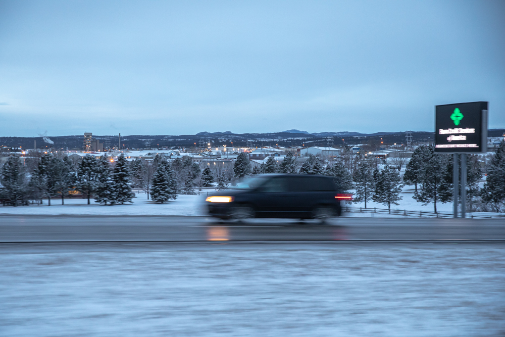 Rapid City, South Dakota in the Winter