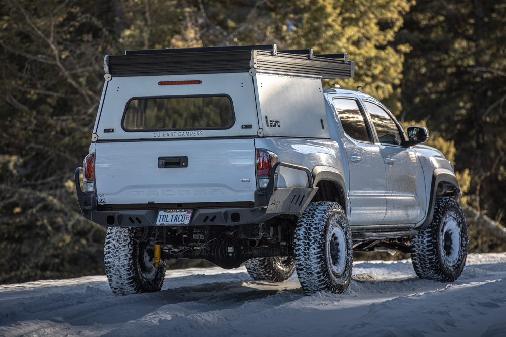 Lifted Tacoma with GFC Camper