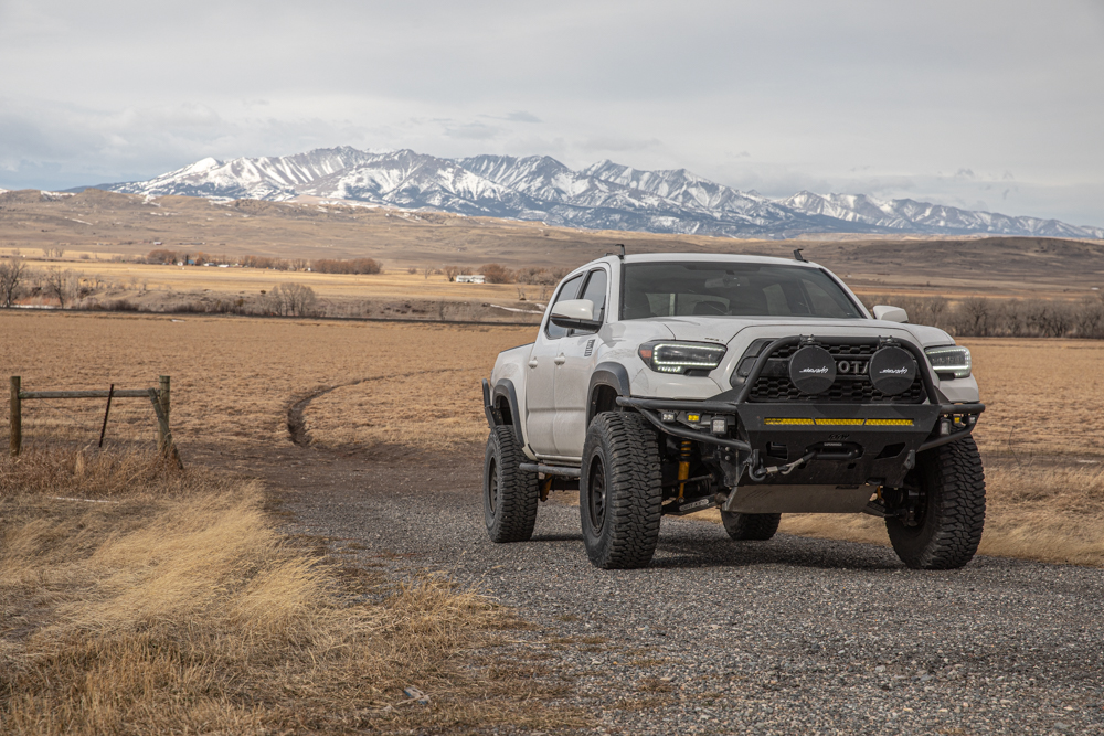 3rd Gen Tacoma with RRW Hybrid Front Bumper & Lightforce LED Lights