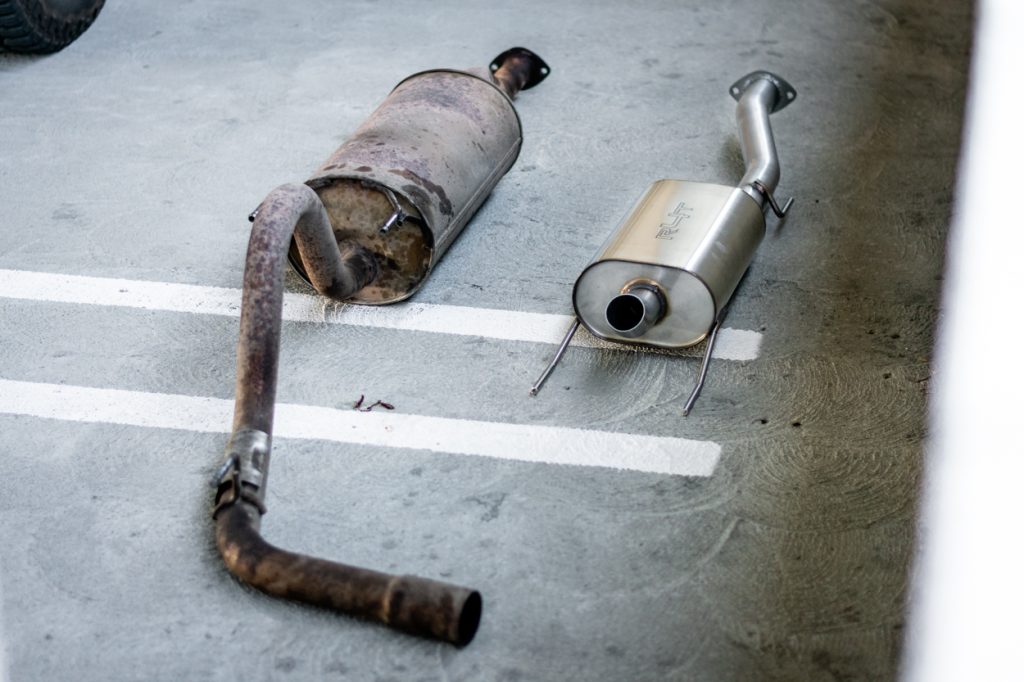 Toyota Tacoma OEM Exhaust VS. R4T High-Clearance Exhaust