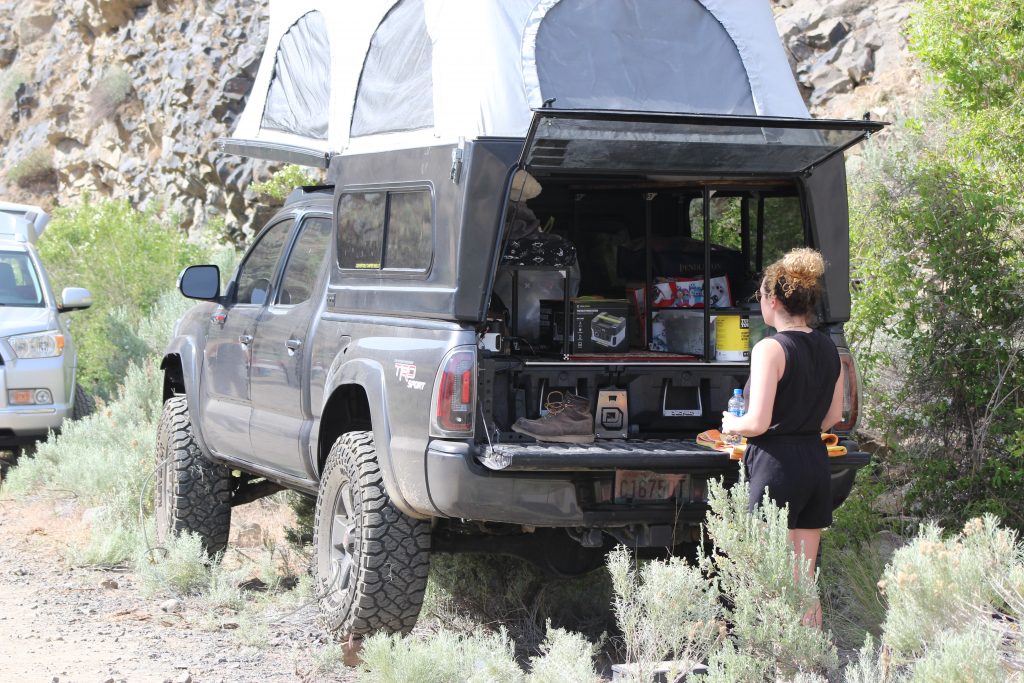 2nd Gen Tacoma with Flipac Camper & Decked Storage System