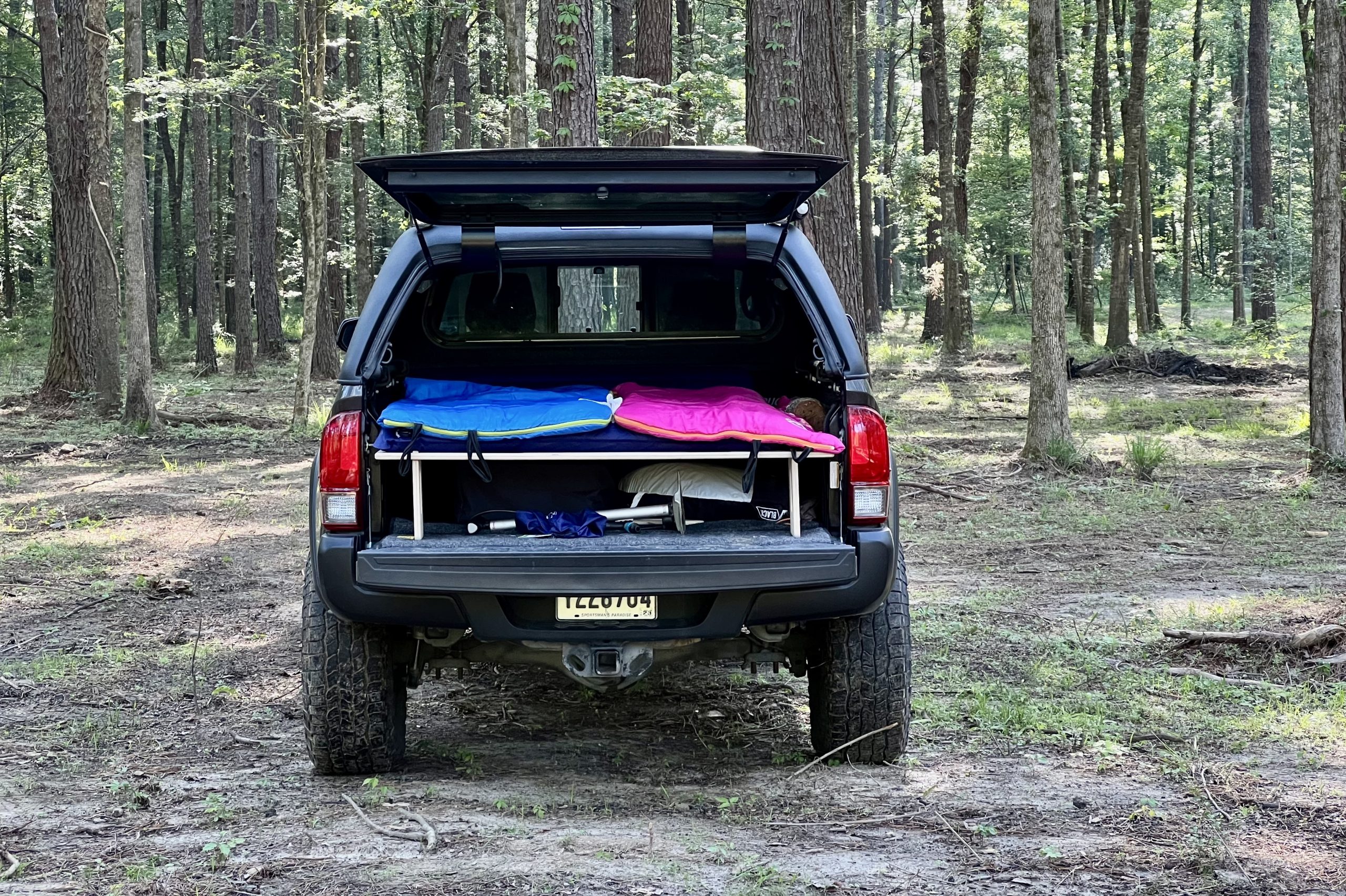 3rd Gen Tacoma with BamBeds Modular Sleeping Platform