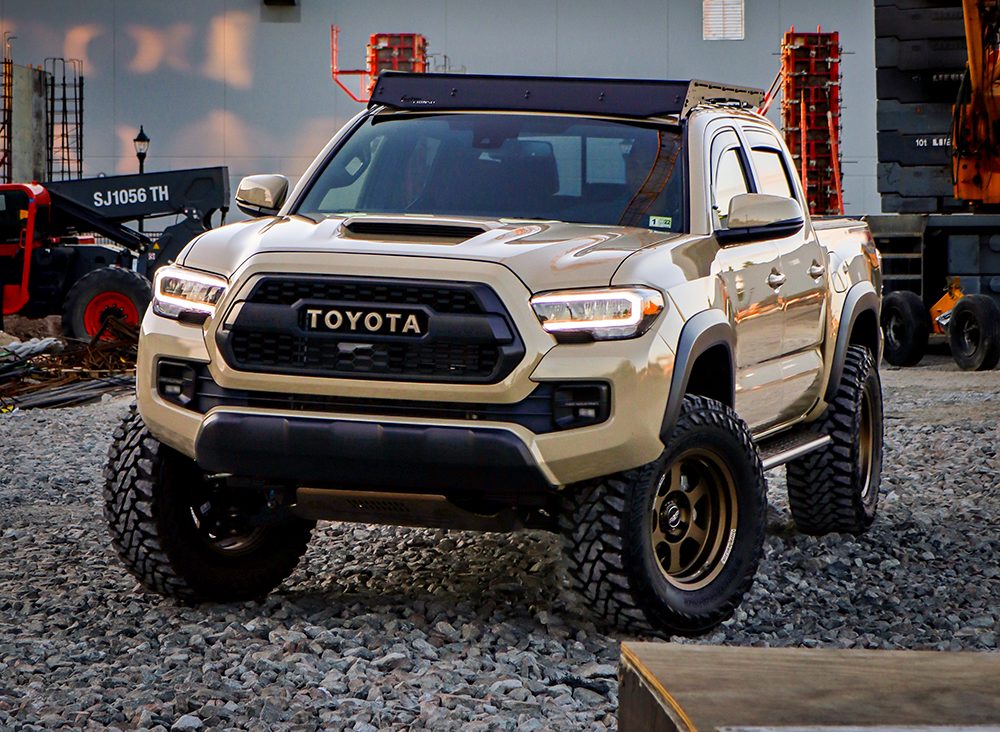 Rays Volk Racing Wheels TE37XT on a Quicksand 3rd Gen Toyota Tacoma