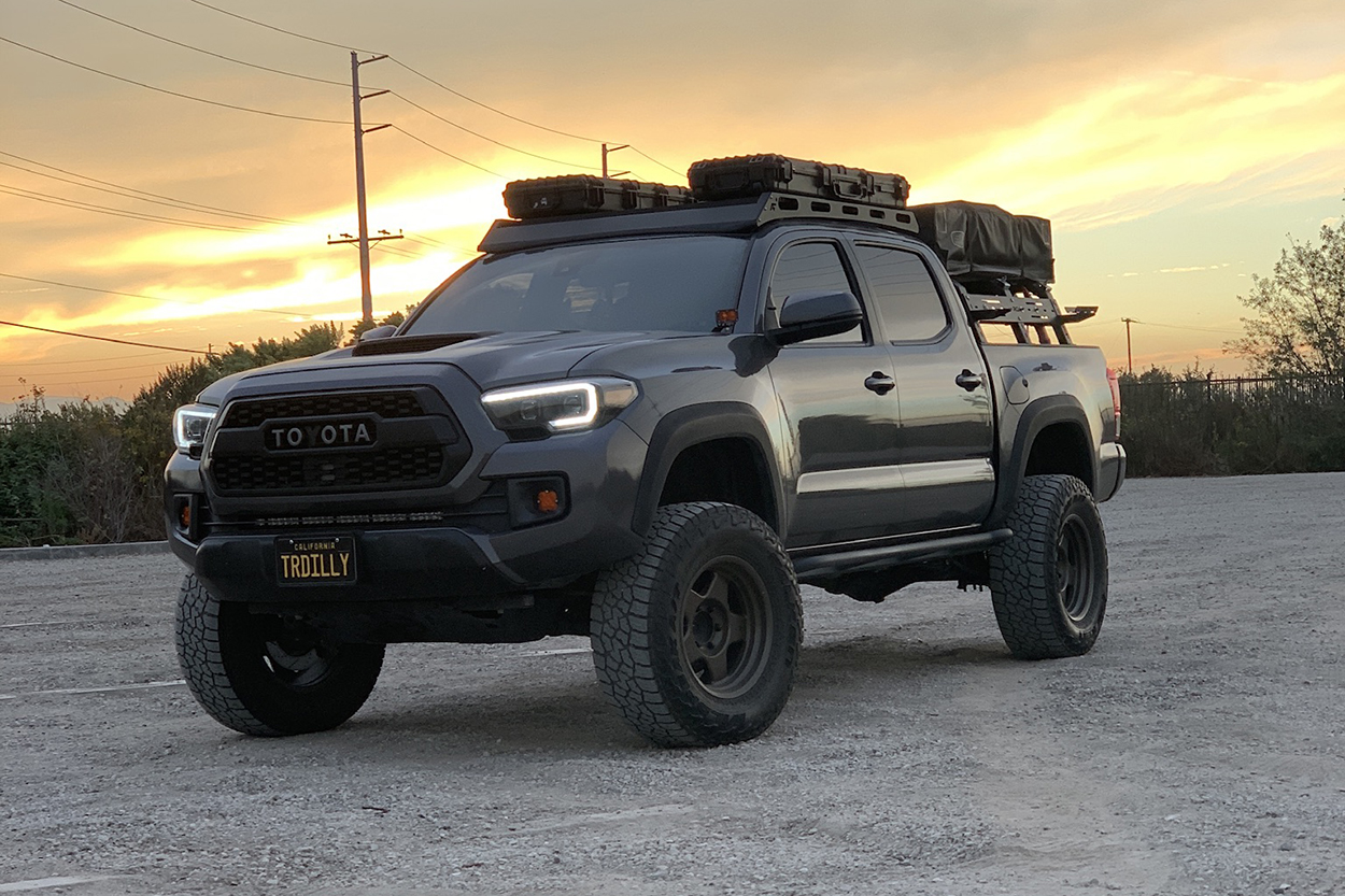 Stealth Custom Series F5 Matte Bronze Wheels on MGM 3rd Gen Toyota Tacoma