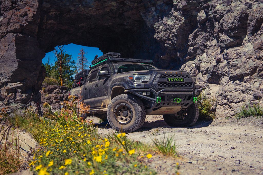 3rd Gen Toyota Tacoma on Imogene Pass Trail in Southwest Colorado