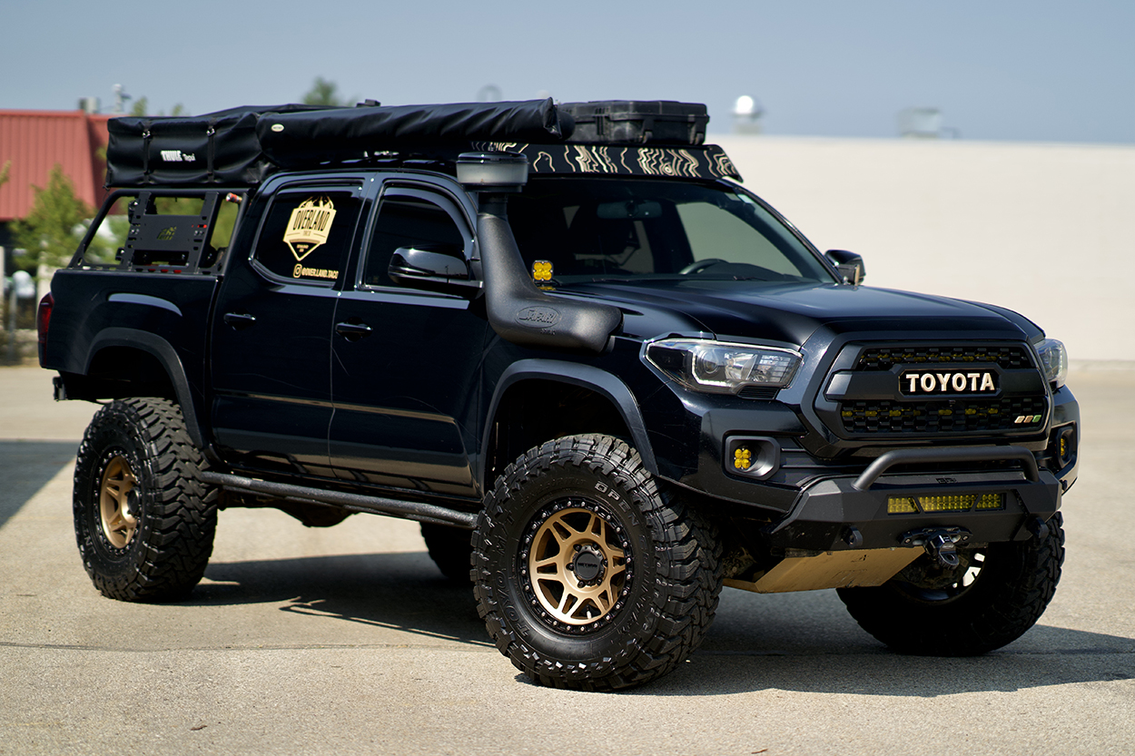 Bronze Method Race Wheels 312s on Black 3rd Gen Toyota Tacoma 