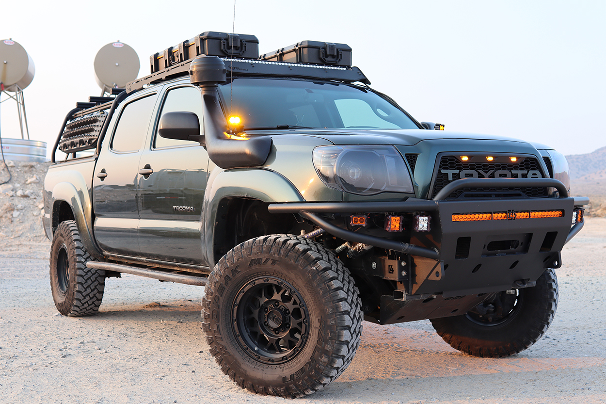 2nd Gen Tacoma TRD Off Road with Heretic Studio LED Lighting and C4 Front Bumper