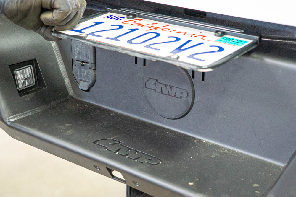 Storage Cubby/Hidden Compartment on the 4WP Factory Rear Bumper For Tacoma