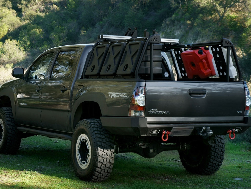 Leitner Designs ACS Overland Bed Rack on 2nd Gen Tacoma